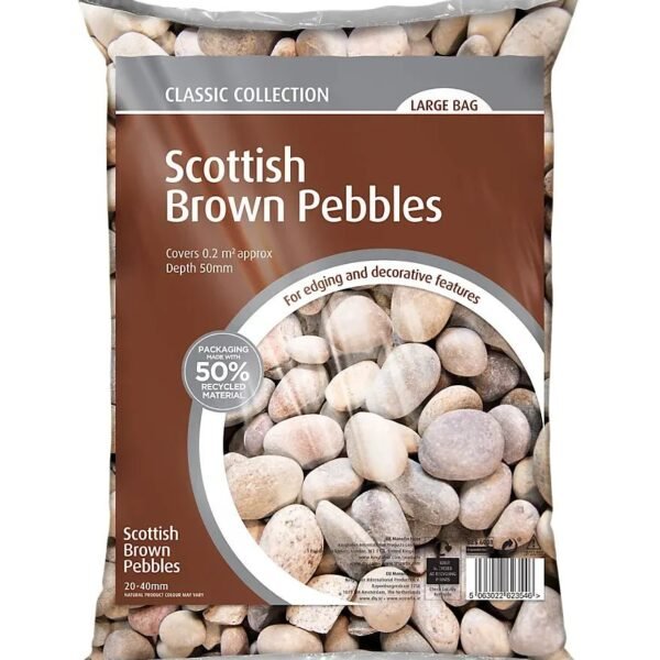 Scottish Brown 20-40mm Pebbles