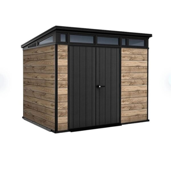 Keter Signature Pine/Graphite DecoCoat Shed 9×7