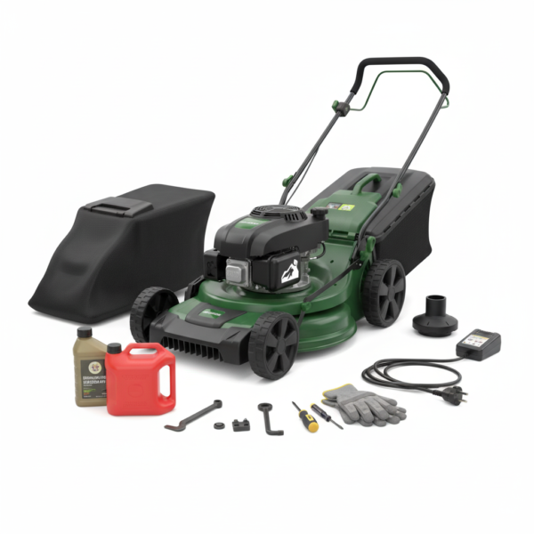 Weltmart 224cc RWD Self-Propelled 3-in-1 Gas Lawn Mower with PowerAdapt Technology