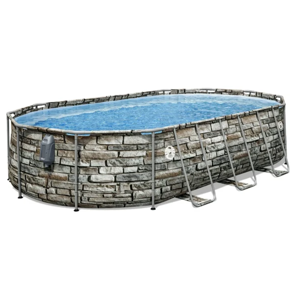 Coleman Power Steel 16' x 10' x 42" Oval Above Ground Pool Set